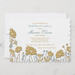 Invitation de flower power