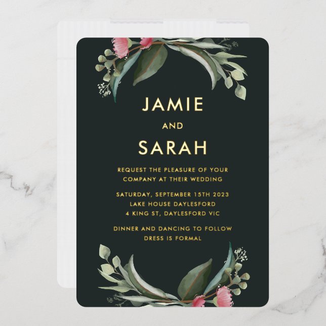 Invitation de Foil Gum Blossom (Enveloppe)