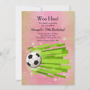 Invitation de football pour filles