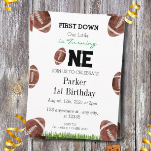 Invitation de football pour la première année