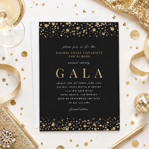 Invitation de gala élégante Diamant Étincelle
