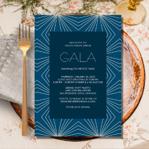 Invitation de gala géométrique moderne