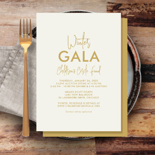 Invitation De Gala Simplement Déclarée