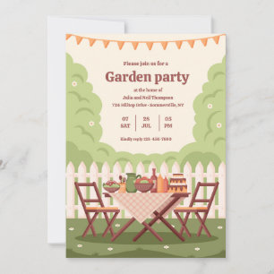 Invitation de Garden Party