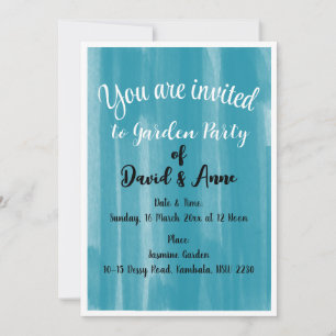 Invitation de Garden Party