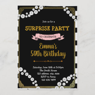 Invitation de Gatsby à rugir pour l'anniversaire d