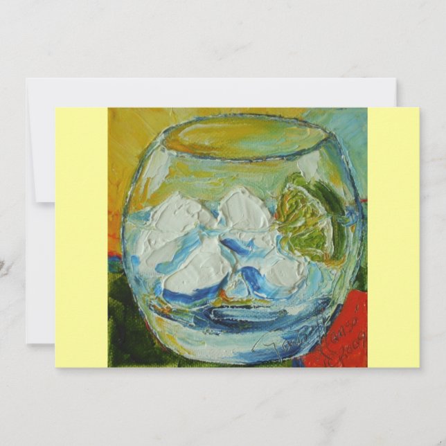 Invitation de Gin Tonic (Devant)