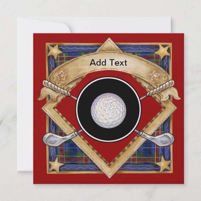 Invitation de golf - SRF (Devant)