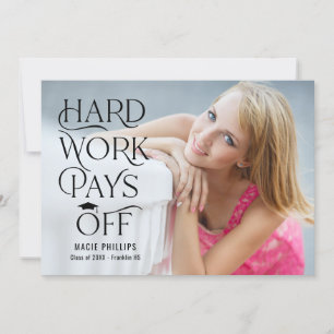 Invitation de graduation de couleur éditable Grad 