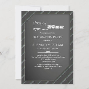 Invitation de graduation de l'année marquée