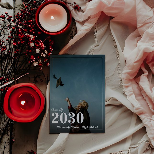 Invitation de graduation minimaliste simple (Créateur téléchargé)