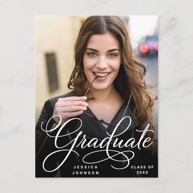 Invitation de Graduation Party de la photographie  (Devant)