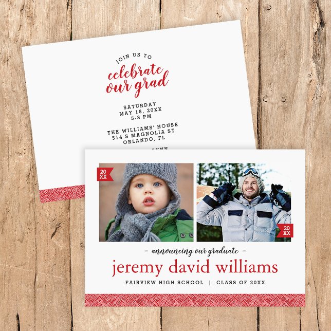 Invitation de graduation photo (Créateur téléchargé)