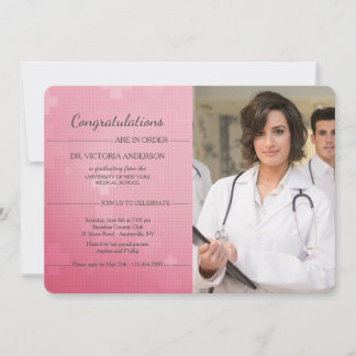 Invitation de graduation photo de la Croix cool