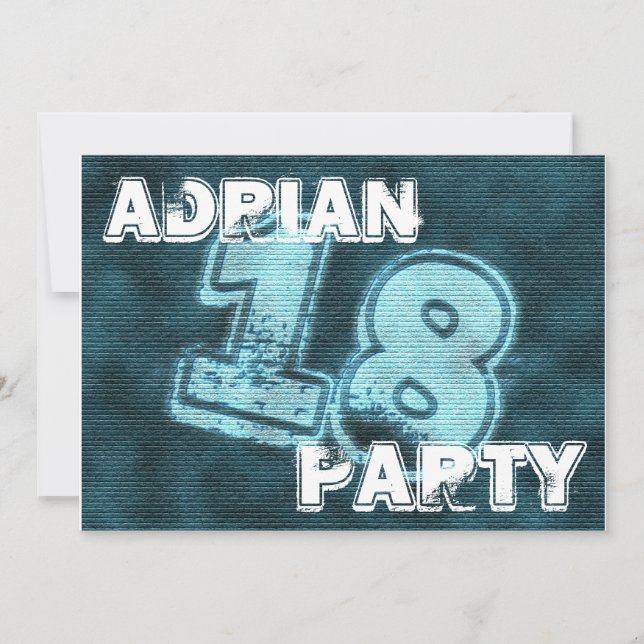 invitation de graffiti (Devant)