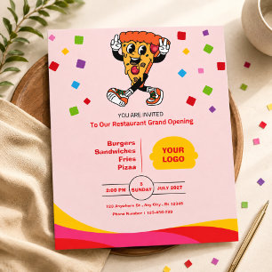 Invitation de grand ouverture de restaurant
