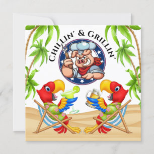 Invitation de Grillin et Chillin