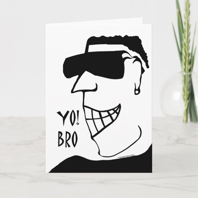 Invitation de Groomsman, Yo ! Bro vous êtes (Devant)