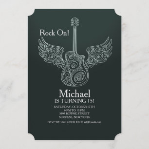 Invitation de guitare aérienne