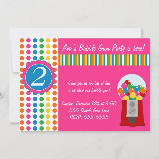 Invitation de Gumball (Devant)