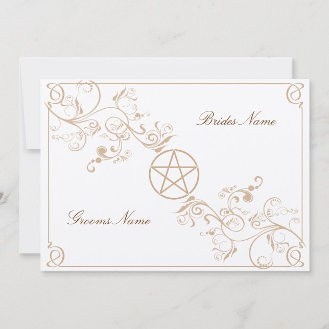 Invitation de Handfasting (Devant)