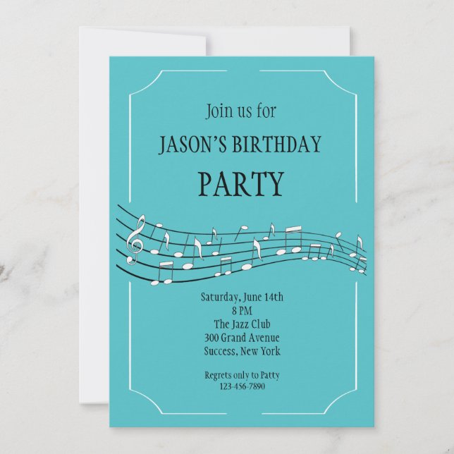 Invitation de Happy Notes (Devant)