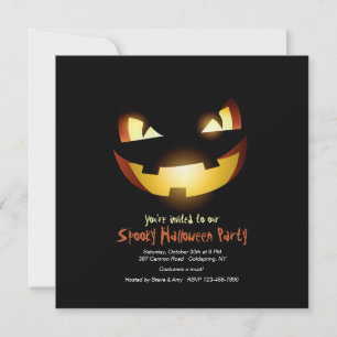 Invitation de Harroing Citrouille Halloween