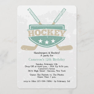 Invitation de hockey