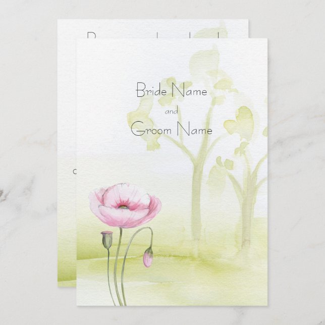 Invitation de jardin (Devant / Derrière)