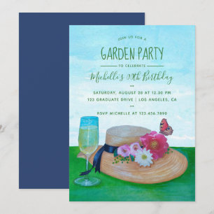 Invitation de Jardin Anniversaire