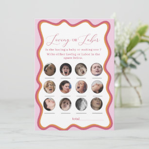 Invitation de jeu d'amour ou de travail à l'aquare