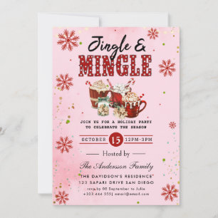Invitation de Jingle & Mingle Holiday Party