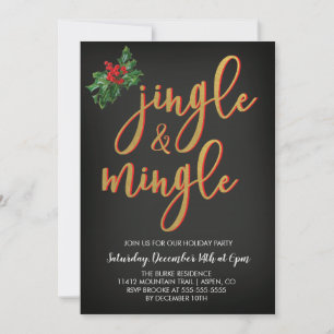 Invitation de Jingle & Mingle Holiday Party