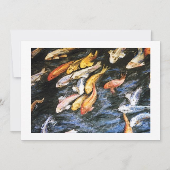 Invitation de Koi Fish (Devant)