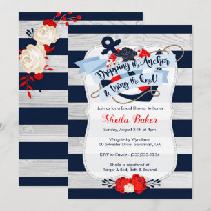 Invitation de la Ancre à la douche nuptiale - Naut