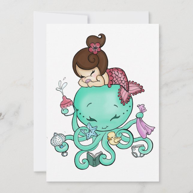 Invitation de la Babysitter d'Octopus (Devant)