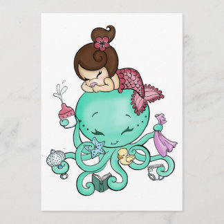 Invitation de la Babysitter d'Octopus