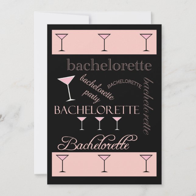 Invitation de la Bachelorette Party (Devant)