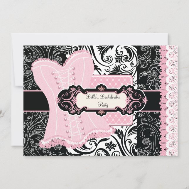 Invitation de la Bachelorette Party (Devant)