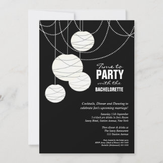 Invitation de la Bachelorette Party White Mariage