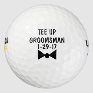Invitation de la balle de golf Groomsman