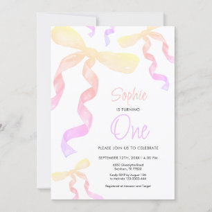 Invitation de la Bow 1er Anniversaire