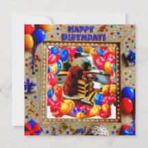 Invitation de la capybara et du chihuahua - Enfant