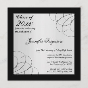 invitation de la cérémonie de remise des diplômes