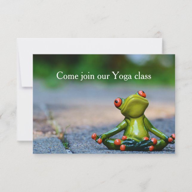 Invitation de la classe Yoga (Devant)