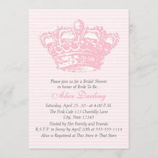 Invitation de la Couronne rose