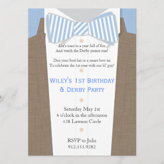 Invitation de la Cravate Linen Suit et Seersucker 