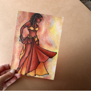 Invitation de la déesse danseuse du ventre