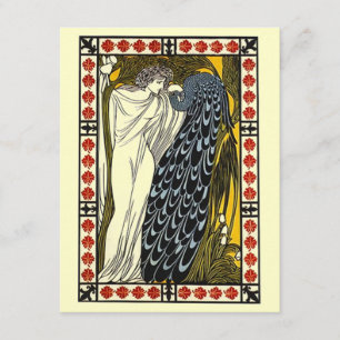 Invitation de la déesse et du parti Peacock Toga