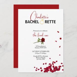 Invitation de la dernière Rose Bachelorette